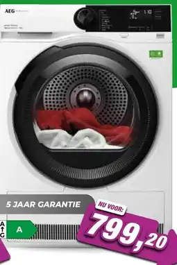 EP Beerepoot AEG Warmtepompdroger (TR85ESSEN) aanbieding