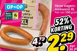 Hoogvliet Verse slagers-rookworst XL aanbieding