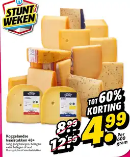 Hoogvliet Koggelandse kaasstukken 48+ aanbieding