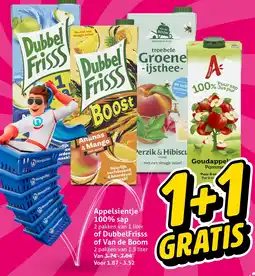 Hoogvliet Appelsientje 100% sap aanbieding