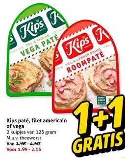 Hoogvliet Kips paté aanbieding