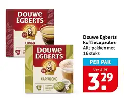 Hoogvliet Douwe Egberts koffiecapsules aanbieding