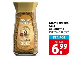 Hoogvliet Douwe Egberts Gold oploskoffie aanbieding