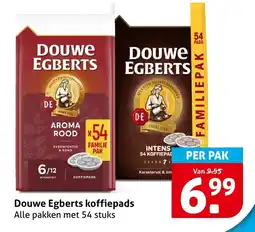 Hoogvliet Douwe Egberts koffiepads aanbieding
