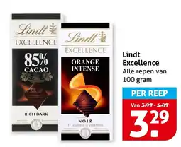 Hoogvliet Alle Lindt Excellence aanbieding