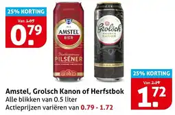 Hoogvliet Amstel, Grolsch Kanon of Herfstbok aanbieding