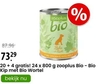 Zooplus zooplus bio is aanbieding