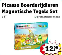 Kruidvat Picasso Boerderijdieren Magnetische Tegels Set aanbieding