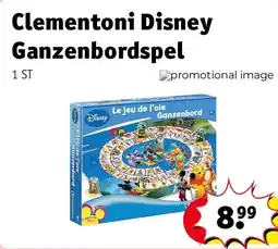 Kruidvat Clementoni Disney Ganzenbordspel aanbieding