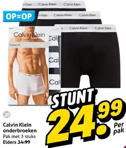 Hoogvliet Calvin Klein onderbroeken aanbieding