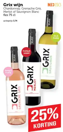 Coop Grix wijn aanbieding