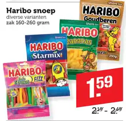 Coop Haribo snoep aanbieding