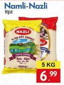 Tanger Markt Namli-Nazli Rijst aanbieding