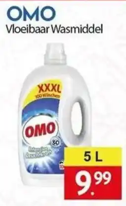 Tanger Markt Omo vloeibaar wasmiddel aanbieding