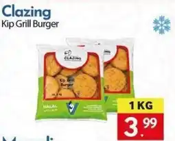 Tanger Markt Clazing Kip Grill Burger aanbieding