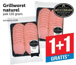 Coop Meesterhand grillworst naturel aanbieding