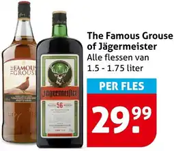 Hoogvliet The Famous Grouse of Jägermeister aanbieding