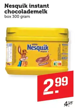 Coop Nesquik instant chocolademelk aanbieding