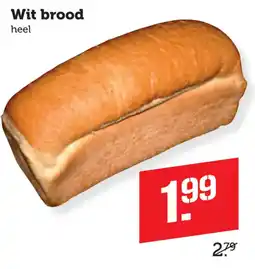 Coop wit brood aanbieding