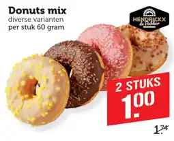 Coop Hendrickx de Bakker donuts mix aanbieding