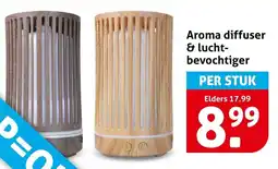Hoogvliet Aroma diffuser en luchtbevochtiger aanbieding