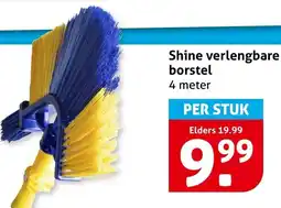 Hoogvliet Shine verlengbare borstel aanbieding