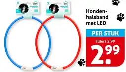 Hoogvliet Hondenhalsband met LED aanbieding