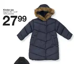 Zeeman Kinder jas aanbieding