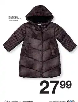 Zeeman Kinder jas aanbieding