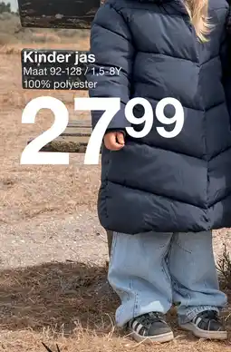 Zeeman Kinder jas aanbieding