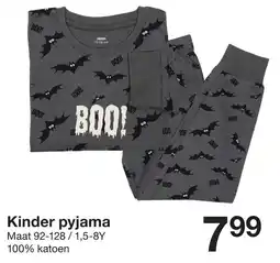 Zeeman Kinder pyjama aanbieding