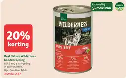 Maxi Zoo Real Nature Wilderness hondenvoeding aanbieding