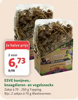 Maxi Zoo ESVE konijnen,-knaagdieren- en vogelsnacks aanbieding