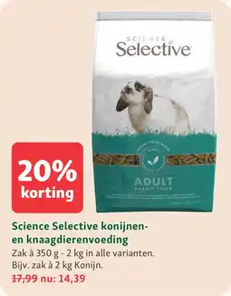 Maxi Zoo Science Selective konijnen-en knaagdierenvoeding aanbieding