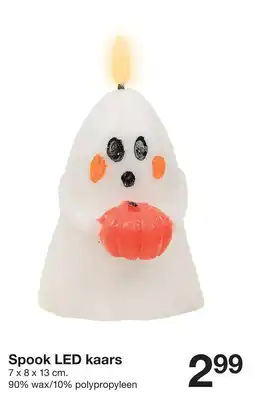 Zeeman Spook led kaars aanbieding