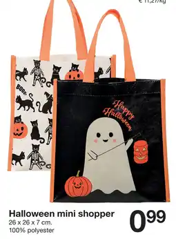 Zeeman Halloween mini shopper aanbieding