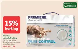 Maxi Zoo Premiere kattenbakvulling aanbieding