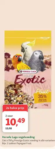 Maxi Zoo Versele Laga Prestige Exotic Fruit aanbieding