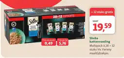 Maxi Zoo Sheba kattenvoeding aanbieding