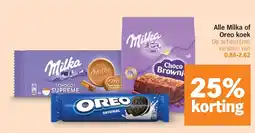 Albert Heijn Alle Milka of Oreo koek aanbieding