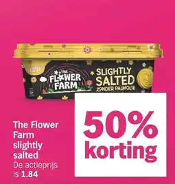 Albert Heijn The Flower Farm slightly salted aanbieding