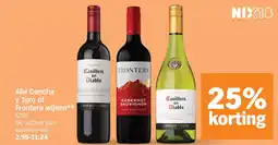 Albert Heijn Alle Concha y Toro of Frontera wijnen** Chili aanbieding