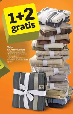 Albert Heijn Walra keukentextielsets aanbieding