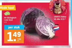 Albert Heijn AH Biologisch rode kool aanbieding