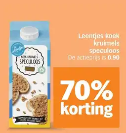 Albert Heijn Leentjes koek kruimels speculoos aanbieding