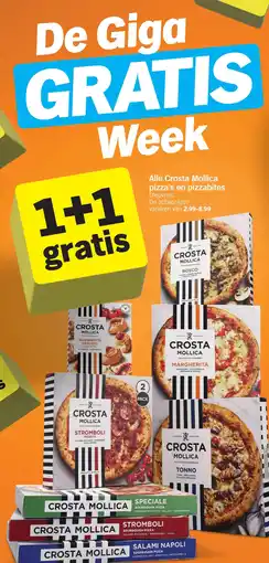 Albert Heijn Alle Crosta Mollica pizza's en pizzabites aanbieding