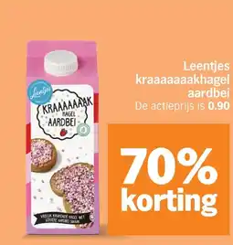 Albert Heijn Leentjes kraaaaaakhagel aardbei aanbieding