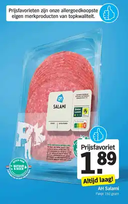 Albert Heijn AH Salami aanbieding