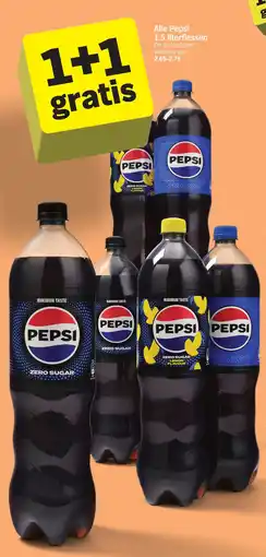 Albert Heijn Alle Pepsi 1.5 literflessen aanbieding