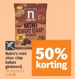 Albert Heijn Nairn's mini choc chip bakes glutenvrij aanbieding